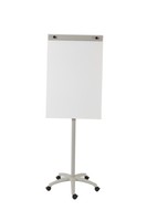 Stand on wheels with height adjustment and whiteboard