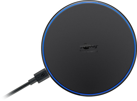 Goobay 10W Qi QC induktives Ladegerät schwarz