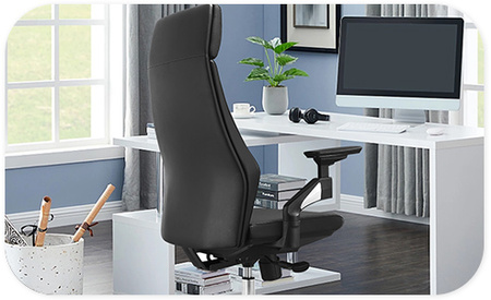 Swivel office chair with armrest 4D GUNNAR