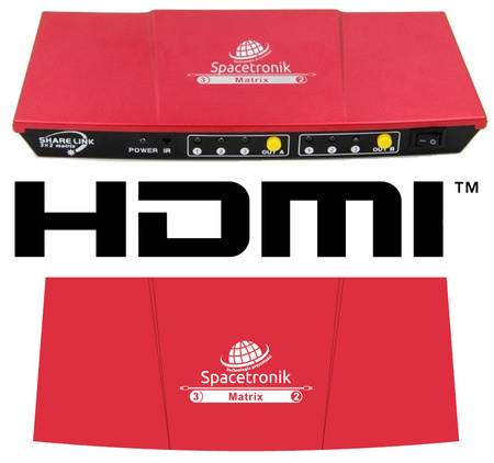 Matrix Extender HDMI 3/2 Spacetronik SPH-M32EHQ