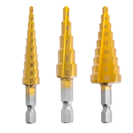 Krokové vrtáky SPM-T01 3ks