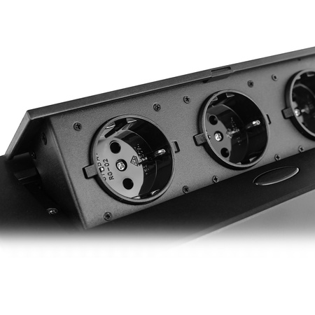 Spacetronik SPS-D33B V2 Arbeitsplattensteckdose Öffnung