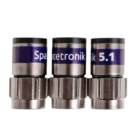 Spacetronik TV-FS01 self-compressing F-plug 10pcs