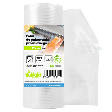 Vacuum Packaging Film Bublaki 17cm x 5m