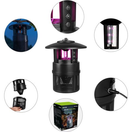 Stojící/závěsná 5W UV lampa proti hmyzu VAYOX VA0195