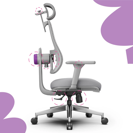 Zestaw regulowany biurko elektryczne SPE-O111 120×60 + krzesło LUMBO 11