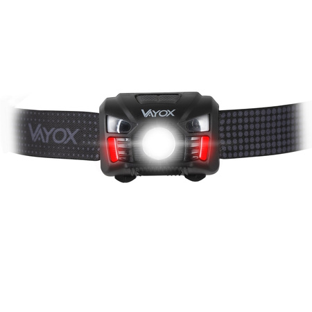 Latarka czołowa 100lm czujnik ruchu VAYOX VA0020