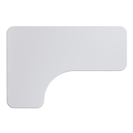 Corner desk top 160x110x60x18 cm White L