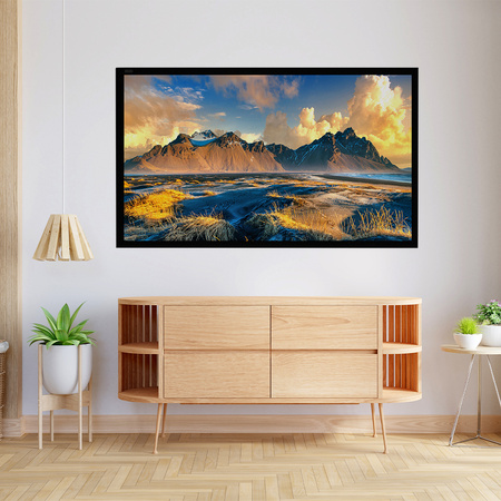 Frame projection screen 90" inches PVC-PS