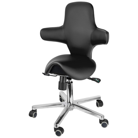 Ergonomiczny hoker regulowany SELLA czarny