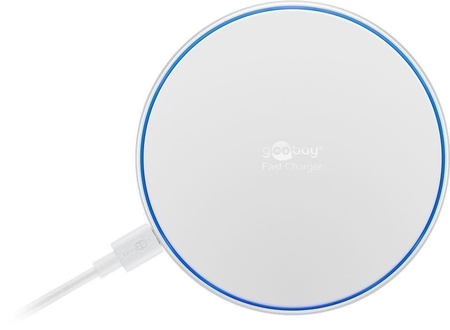 Ładowarka indukcyjna Goobay 10W Qi QC biała