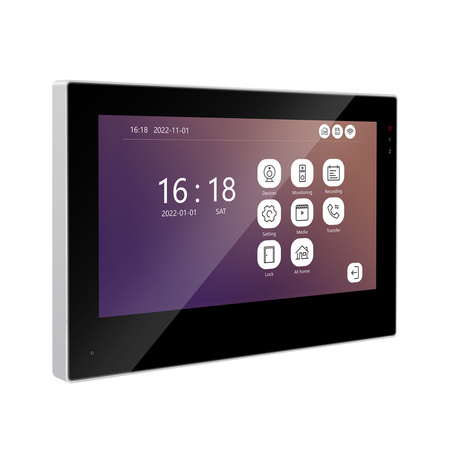 Tuya WiFi video intercom monitor black SPD-MT703B