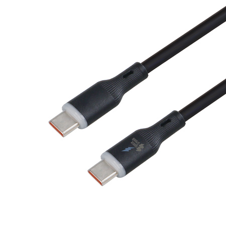 Kabel LED silikonowy USB-C do USB-C 0.5m