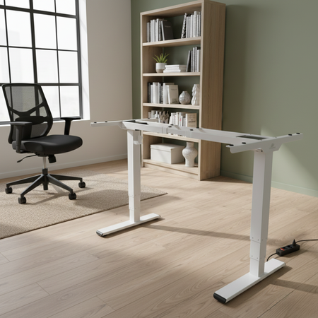 Spacetronik SPE-226AW electric desk stand