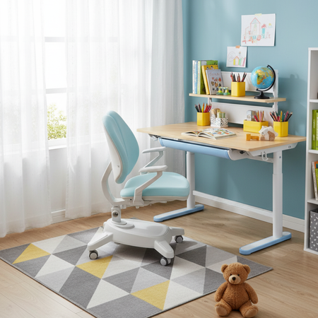 Spacetronik SPE-X116AT electric desk with shelf