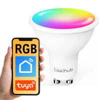 Chytrá žárovka RGB WiFi GU10 Tuya Laxihub