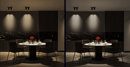 Yeelight Spotlight wall lamp 700m 60W black GU10