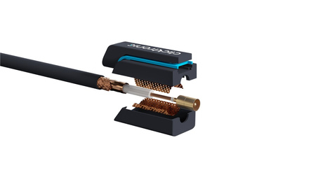 CLICKTRONIC TV connection IEC antenna cable 75m