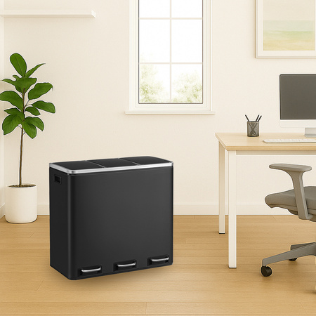 Funky Trash Can Ink Black Spacetronik Potrójny