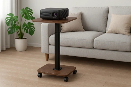 Zestaw wypoczynkowy fotel elektryczny Spacetronik Flax 04M szary + stolik regulowany