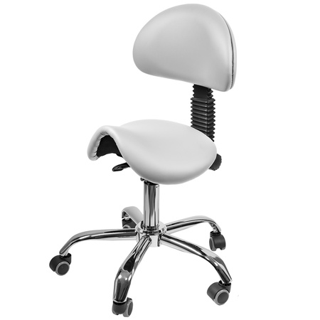 Ergonomiczny hoker regulowany SELLA biały