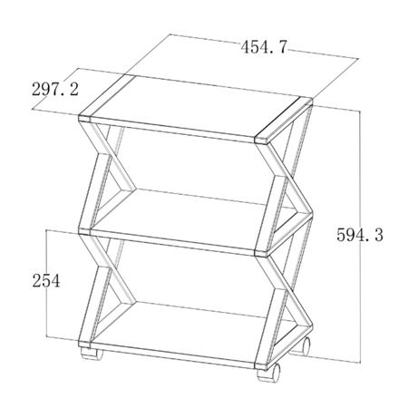 Stojan na monitor Spacetronik Hugel Black