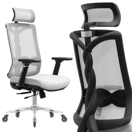 Spacetronik Moris SPE-O121 120x60 electric desk, White frame, Light wood top