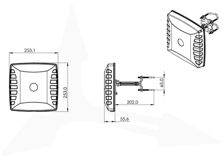 PATCH-25-1 directional antenna