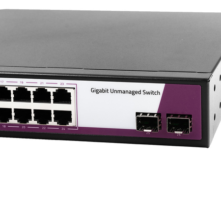 SWITCH 24x port + 2x SFP 1Gbps port SP-SG1024S2