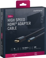 CLICKTRONIC Kabel HDMI - micro HDMI 2.0 4K 60Hz 5m