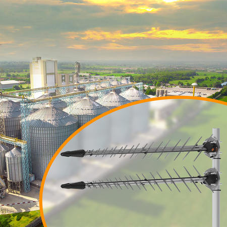 Antena GSM kierunkowa mocna LPDA-500-LTE MIMO