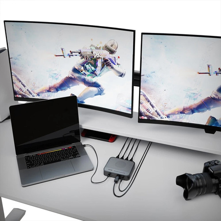 Grabber wideo audio 4xHDMI 4K30 TB3 DP EZCAP362