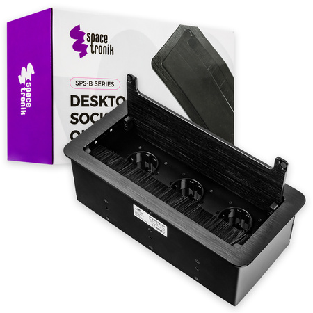 Spacetronik SPS-B33B V2 zásuvkový otvor na desce