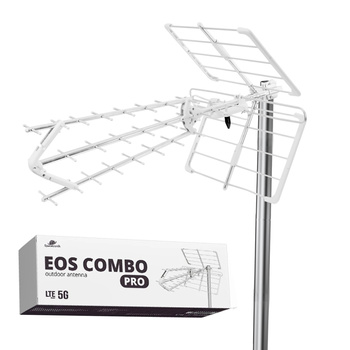 DVB-T2 Antenne Spacetronik EOS PRO Combo Weiß