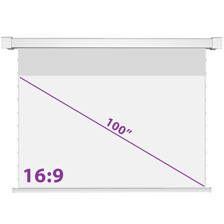 Elektryczny Ekran Projekcyjny SST Ścienny 100"