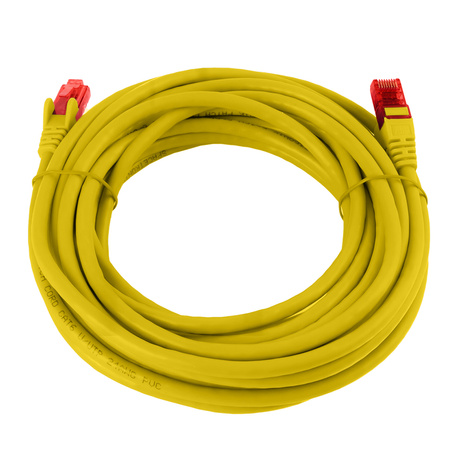 RJ45 CAT 6 U/UTP AWG24 žltý 75 m kábel