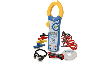 PeakTech 1660 Digital Clamp Meter with USB