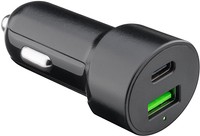 Ładowarka samochodowa USB USB-C PD QC 48W Goobay