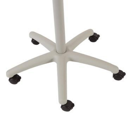 Stand on wheels with height adjustment and whiteboard
