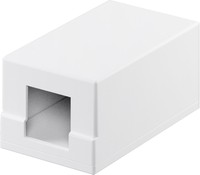 Keystone blank 1-port Snap-In enclosure