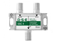 RTV/SAT combiner x1 DSE SSC1 for single