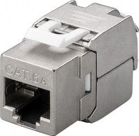 Keystone konektor RJ45 CAT 6A S/FTP tienený