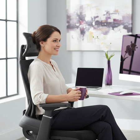 Fotel Ergonomiczny Spacetronik Axon Szary