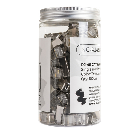 RJ45 Kat. 5e FTP Stecker NC-RJ455FT-0 100St