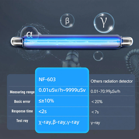 Licznik Geigera dozymetr Noyafa NF-603