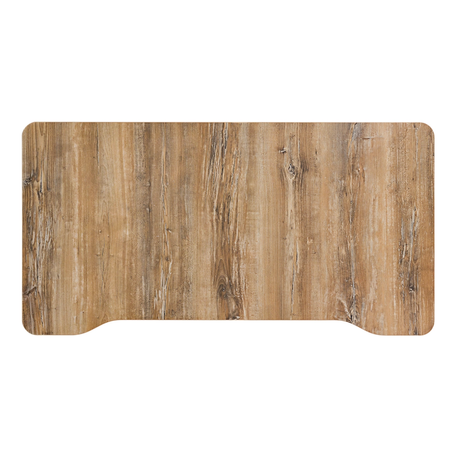 Czarne biurko elektryczne Spacetronik SPE-152B z blatem 158×80 Drewno retro