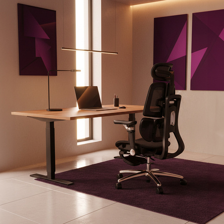 Regulowany Fotel biurowy 6D SPRINGO-11 Szary