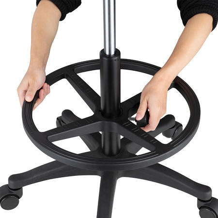 Aktivní ergonomické houpací křeslo s opěrkou nohou Zippy 02