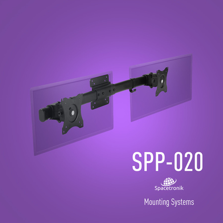 Rozšiřující držák pro 2 monitory VESA SPP-020B