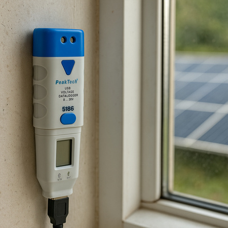 Merač napätia PeakTech USB DC 5186